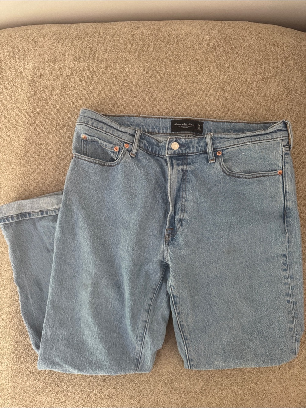 Abercrombie & Fitch Light Blue Straight Men’s Jeans